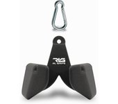 RL Grips® Agarres para Poleas Gym Ergonómicos para Entrenamiento de Espalda Individuales y en Packs - Manerales de Gimnasio para Dorsal - Accesorios Gym para Cable Ideal para Jalones y Remos
