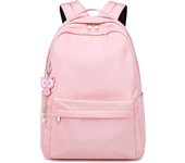Mochila Escolar para Niñas y Niños Mayores de 8 Años, Lisa para Computadora Portátil de 14 Pulgadas, Mochilas Escolares Repelentes al Agua