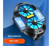 New FS01 Dual Fan 600mAh Rechargeable Mobile Phone Cooler Large Air Volume Back Clamped Mobile Phone Cooling Fan for IPhone 12