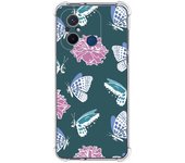 Funda Silicona Antigolpes para Xiaomi Redmi 12C diseño Flores 10 Dibujos