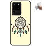 Tumundosmartphone Funda Gel Tpu para Samsung Galaxy S20 Ultra diseño Atrapasueños Dibujos