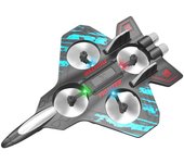 RC Fighter Airplane Mini Drone Remote Control Jet Plane Stunt Drone for Adults & Kids Toy with Light