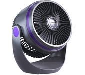 Ventilador potente, funcionamiento silencioso, enfriamiento, inclinación variable de 90°, 3 configuraciones de velocidad, montado en la pared, ventilador de mesa,