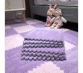 10pcs Soft Plush Children's Mat Baby Play Mat Baby Toys Eva Foam Puzzle Carpet in Children's Room Keep Warm Playmat
