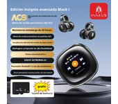 INMAS CT11 ANC Ear Clip Earbuds Wireless Bluetooth Display Screen Headphones Active Noise Reduction Earphones Waterproof Headset