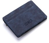Mini Men Card Holder Wallets Zipper Coin Pocket Slim Magic Male Wallet Quality PU Leather Credit Bank Card Case Small Men Purses