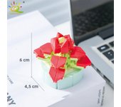 HUIQIBAO MOC Flower Succulents Building Blocks Everlasting Flowerpot Bonsai Gardens Romantic Bricks DIY Potted Plants Model Kids