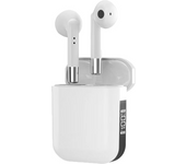 BIT Auriculares Inalámbricos, Auriculares Bluetooth 5.3 HiFi Estéreo, Cascos inalambricos Bluetooth IPX5 Impermeables, Auriculares Inalambricos Bluetooth con Control Táctil, In-Ear Auriculares Reproducción de 24H, Blanco