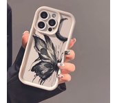 Liquid Silicone Phone Cases For iPhone 16 Case iPhone 15 Pro Max 11 12 13 14 Pro XS Max X XR Shockproof Butterfly Soft TPU Cover