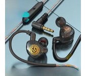 3.5mm/Type-C Wired Monitor Earphones L Plug Low Latency Competitive Gaming Headphones HIFI Stereo Sports Headset For Ios Android