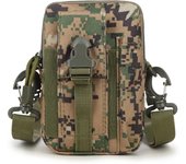 Riñonera táctica para deportes al aire libre, bolsa para correr, cinturón para hombres y mujeres, bolso colgante para teléfono móvil, mini riñonera