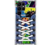 Funda Silicona Antigolpes para Samsung Galaxy S22 Ultra 5G diseño Zapatillas 14 Dibujos