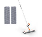Mopa fregona sin escurrido manual, acero inoxidable, recambio extra, escurridor integrado, limpieza LoLek
