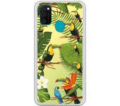 Funda compatible con Samsung Galaxy M21 - M30S  - Tucanes fondo Verde