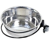 Suinga Comedero Bebedero Perros Acero Inoxidable 1,75 L con Soporte Pared