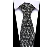 New Design  Men's Print Pattern Ties for Men 7.5 cm Neckties Polyester Jacquard Gravatas Wedding Ties Fit Workplace