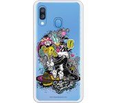 Funda original compatible con Samsung Galaxy A20E - Sylvestre y Piolin Crush