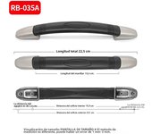 1Pc Luggage Handle Grip Trolley Suitcase Bag Replacement Universal Travel Black Accessories