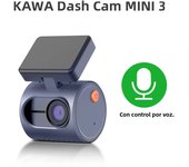 2K Mini Dash Camera For Car DVR Dash Cam KAWA MINI 3 Video Recorder Voice Control(Optional) Night Vision WiFi APP Monitor WDR