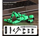 1pc Multi-joint Articulated Doll,Statue Doll Model Toys with Different Weapons,Full-body Mobile Robot (Requires Self-assembly)