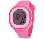 Women's Digital Watch Jelly Silicone Material SYNOKE Brand Waterproof Watch Sports Multifunction Alarms Watches Ladies