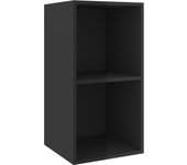vidaXL Mueble TV pared madera contrachapada 37x37x72 cm, Mueble de Salon, Mueble TV, Mueble TV salon, Mesa de TV, Mueble tele
