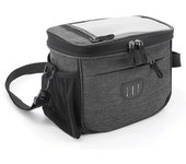Bolsa para manillar de bicicleta, bolsa impermeable para cuadro de gran capacidad con soporte para teléfono, bolsa de almacenamiento para el tubo superior delantero para bicicleta de montaña, bicicleta de carretera