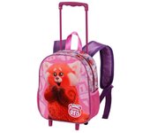 Red Yaay-Mochila 3D con Ruedas Pequeña, Rosa