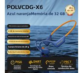 POLVCDG Bone Conduction earphones Bluetooth 5.3 wireless headset 32GB Memory MP3 IPX8 Waterproof swim outdoor sports X6
