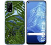 Tumundosmartphone Funda Gel Transparente para Realme 7 5G diseño Jungla Dibujos
