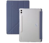 For Samsung Tab S10 S9 FE 10.9 Plus 12.4 13.1 inch Case Acrylic Back Cover For Galaxy Tab A9 Plus S9 fe 11" Pen Holder Cases