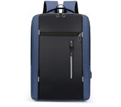 Mochipa De Negocios impermeable para hombre, Morral Escolar with USB de 15,6 pulgadas, para ordenador portátil, de gran capacidad