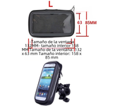 Funda para Teléfono Móvil Impermeable para Bicicleta y Motocicleta con Soporte para GPS y iPhone Samsung Estilo Universal