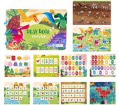 Montessori Busy Book for Kids Toddlers Educational Toys Baby Diy Paste Quiet Book Children Animals Numbers Matching Puzzles Toys