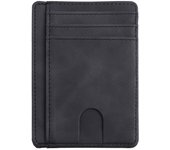 RFID Blocking Wallet Business Card Cover for Case Super Thin Men Leather Credit Card Holder