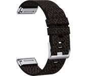 Military durable nylon strap suitable for Garmin Fenix7X Pro/5X/6 nylon weaving, suitable for Fenix5/6/7/Instinct replacement