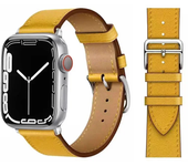 Leather Watch band for Apple Watch Straps 46mm 44mm 41mm 45mm 38-42mm 40mm 49mm bracelet iWatch series 10-Ultra 9-8-7-SE-6-5-4-3
