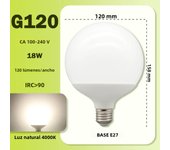 2-6PCS Big LED Bulb E27 Global Light 10W 15W 18W AC100-240V G80 G95 G120 Energy Saving Lampada Ampoule Led Lamp Vanity Bulbs
