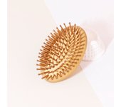 1pc bamboo brush anti-static air cushion hair loss massage hair brush hair care healthy bamboo comb Special for real hair wigs