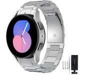 No Gaps Titanium Metal Strap For Samsung Galaxy Watch6 Classic 43mm 47mm 5 Pro 45mm 5/4 40 44mm Watch4 Classic 46 42mm Bracelet