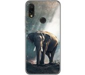 Tumundosmartphone Funda Gel Tpu para Xiaomi Redmi 7 diseño Elefante Dibujos