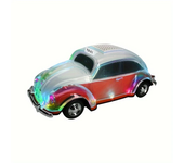 Portable Wireless Speaker Colorful  LED Flash Light Car Shape Bluetooth Subwoofer Music Player USB FM TF AUX TWS Party Gift