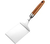 Espátula/raspador profesional, espátula de acero inoxidable, accesorios para barbacoa, espátula para hamburguesas, espátula para panqueques, ideal para barbacoa y parrilla plana. Tijeras