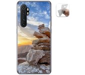 Tumundosmartphone Funda Gel TPU Xiaomi Mi Note 10 Lite Personalizada Sunset Dibujos