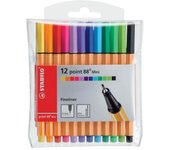STABILO fineliner point 88 Mini, caja de plástico de 5