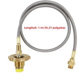 Outdoor Gas Stove Propane Refill Adapter Gas Tank Connection Line Camping Burner Adapter LPG Cylinder Hose Connector