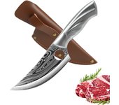 Cuchillo de cocina Damasco de 5,5 pulgadas, cuchillos de acero inoxidable 5CR15, cuchillo de carnicero para herramientas de cocina