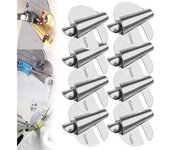 Prensatelas para dobladillo enrollado de 3 a 10 mm de ancho, prensatelas para dobladillo enrollado universal mejorado, accesorios y herramientas para máquina de coser