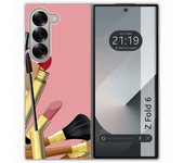 Tumundosmartphone Funda Carcasa Dura para Samsung Galaxy Z Fold 6 5G diseño Brochas Dibujos