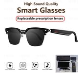 2024 Cámara inteligente música gafas de sol auriculares inalámbricos Bluetooth auriculares HIFI sonido auriculares conducción gafas manos libres llamada